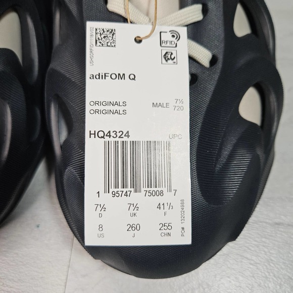 Adidas adiFOM Q Shoes Men's 8 Legend Ink Navy Blue - Picture 3 of 4